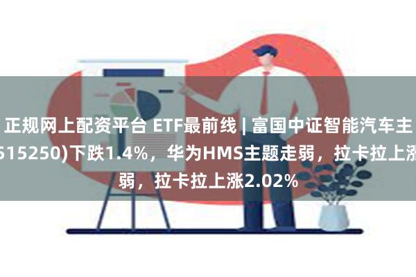 正规网上配资平台 ETF最前线 | 富国中证智能汽车主题ETF(515250)下跌1.4%，华为HMS主题走弱，拉卡拉上涨2.02%