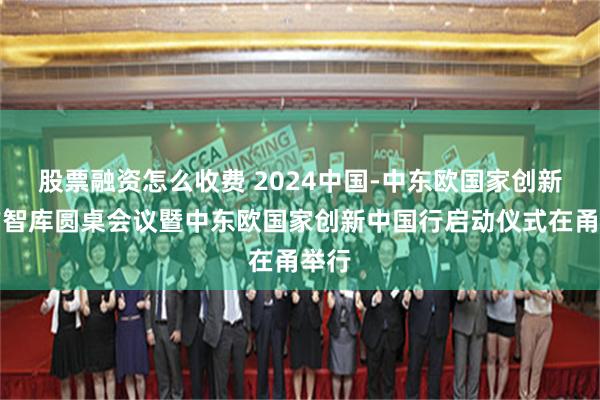 股票融资怎么收费 2024中国-中东欧国家创新合作智库圆桌会议暨中东欧国家创新中国行启动仪式在甬举行